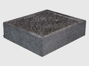concrete planter square Model 3D