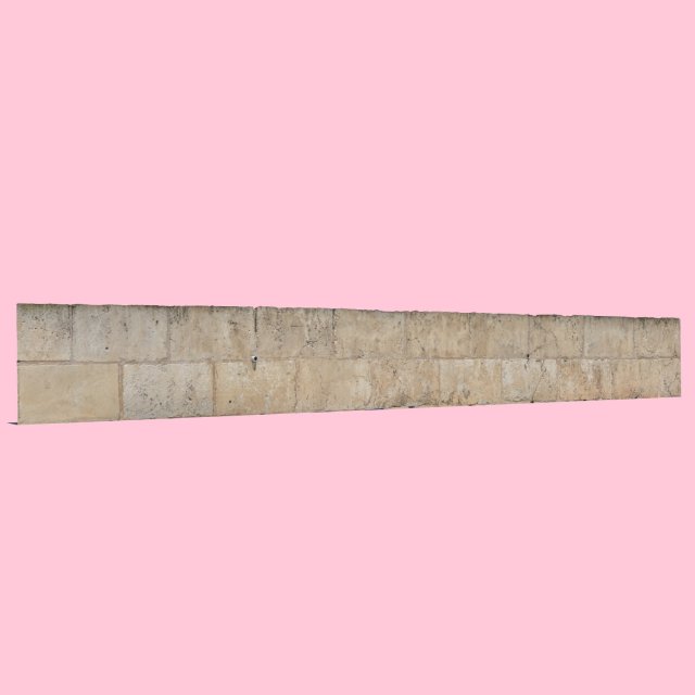 neighborhood wall 3D Model .c4d .max .obj .3ds .fbx .stl .blend 