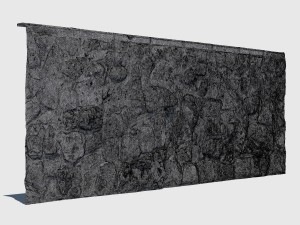 mossy stone wall 3D Model