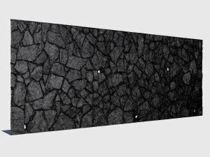 colorful stone wall 3D Model
