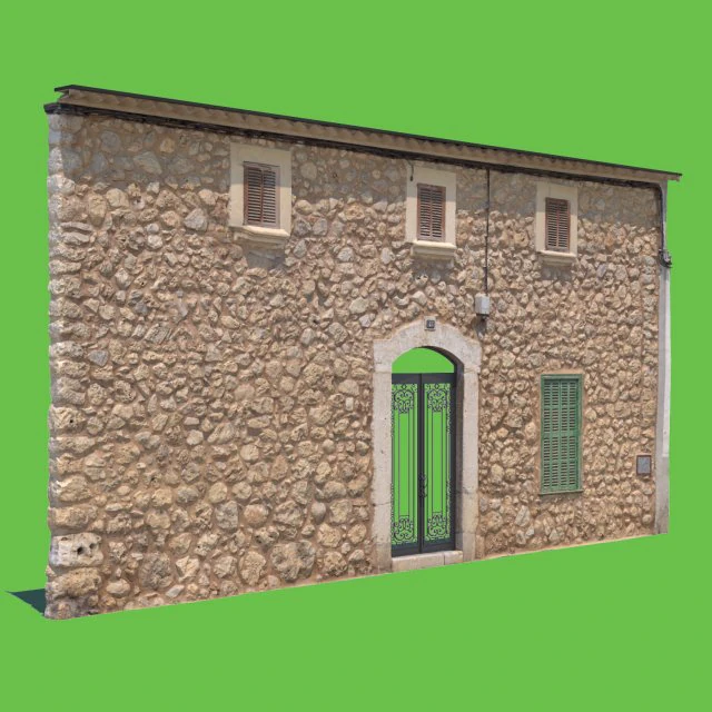 rock house 3D Model .c4d .max .obj .3ds .fbx .stl .blend