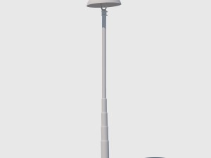 vintage lamp post 3D Model