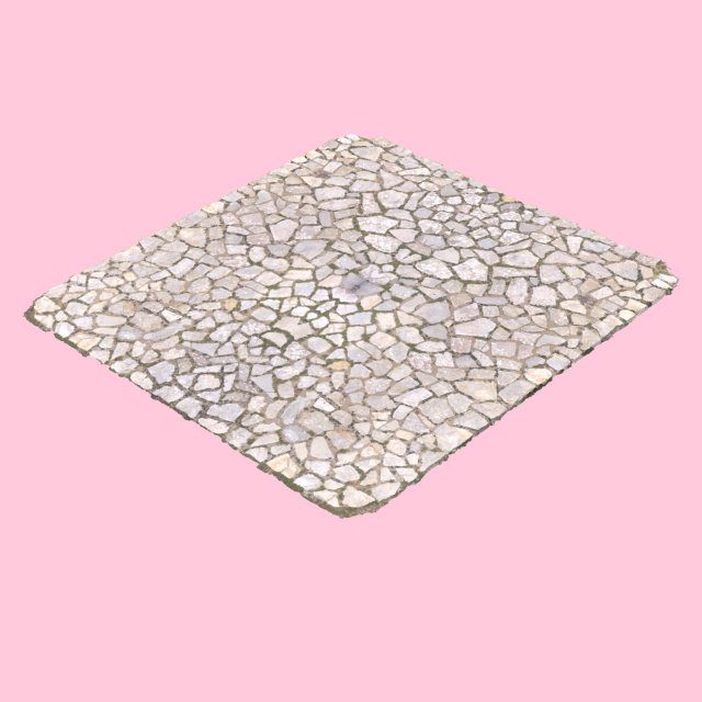 cobblestone square Model 3D .c4d .max .obj .3ds .fbx .stl .blend 