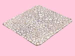 cobblestone square 3D Модель
