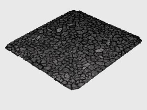 cobblestone square Model 3D