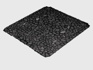 cobblestone square 3D Model
