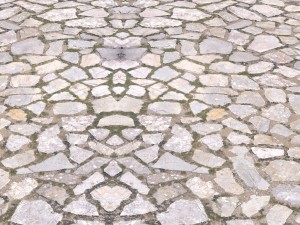 cobblestone square Model 3D