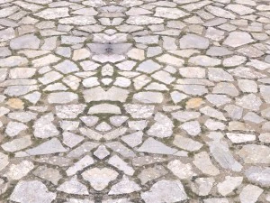 cobblestone square 3D Model
