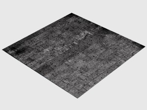 gray tile floor Model 3D