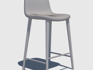 bar stool chair 3D 模型