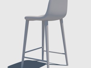 bar stool chair 3D 模型