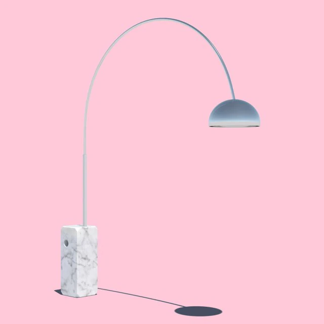 modern arch lamp 3D Model .c4d .max .obj .3ds .fbx .stl .blend 