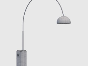 modern arch lamp 3D मॉडल