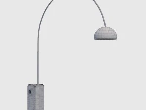 modern arch lamp 3D Model