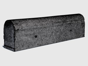 concrete road barrier Model 3D