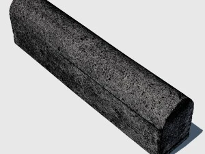 concrete road barrier 3D Model