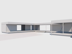 prefab desert house 3Dモデル