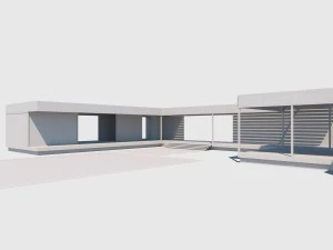 prefab desert house 3D Model