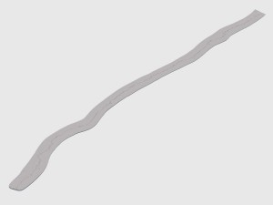 long crack in asphalt Modelo 3D
