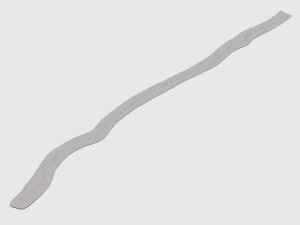 long crack in asphalt 3D Model