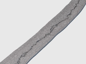 long crack in asphalt Modelo 3D