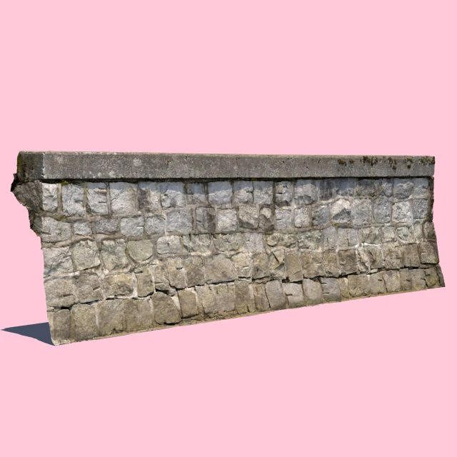 seawall 3D Model .c4d .max .obj .3ds .fbx .stl .blend 