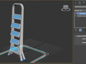 stair portable rig 3D Model