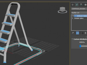 stair portable rig 3D Model