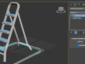 stair portable rig 3D Model