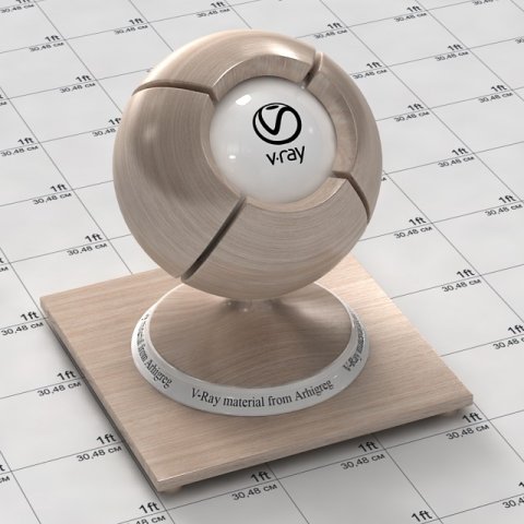vray wood material - bleached oak semi gloss CG Текстури .c4d .max .obj .3ds .fbx .stl .blend 