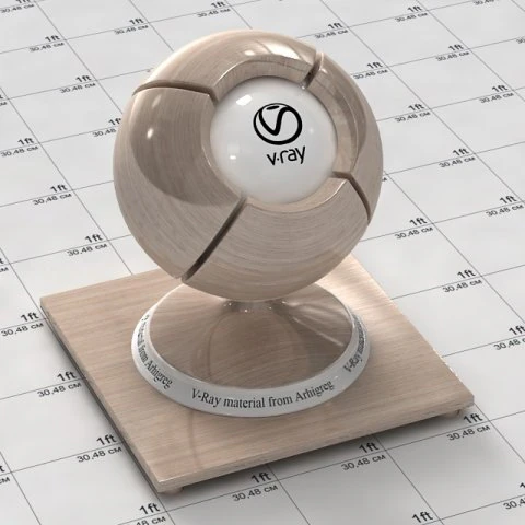 vray wood materials - bleached oak CG Textures .c4d .max .obj .3ds .fbx .stl .blend