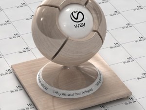 vray wood materials - bleached oak CG テクスチャ