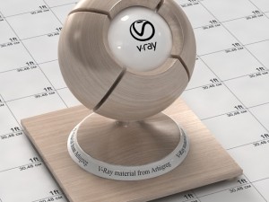 vray wood materials - bleached oak CG 纹理