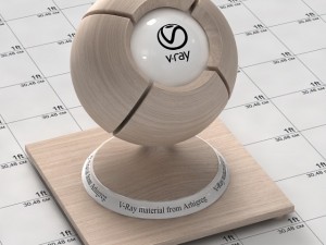 vray wood materials - bleached oak CG 纹理
