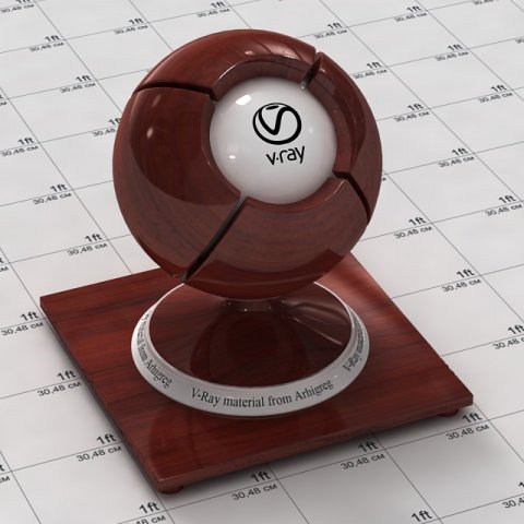 vray wood materials - mahogany CG 纹理 .c4d .max .obj .3ds .fbx .stl .blend 
