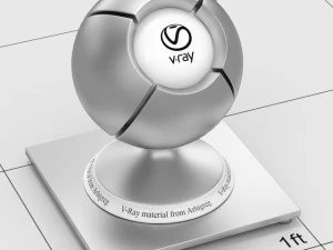 матеріал vray metal - нержавіюча сталь мат CG Текстури