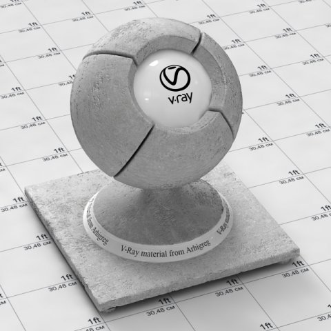 vray concrete material CG Textures .c4d .max .obj .3ds .fbx .stl .blend 