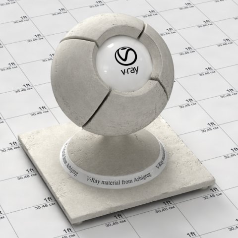 vray concrete material CG टेक्स्चर्स .c4d .max .obj .3ds .fbx .stl .blend 