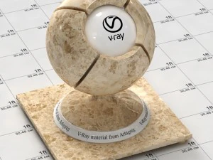 ヴレイ大理石素材 CG テクスチャ