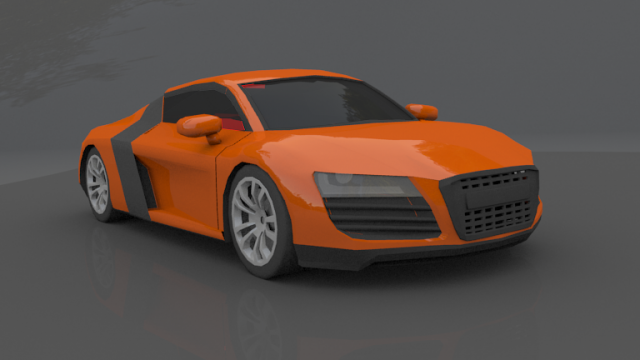 audi r8 blend obj maya fbx Modelo 3D .c4d .max .obj .3ds .fbx .stl .blend 