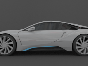bmw i8 files blend obj maya fbx 3D Модель