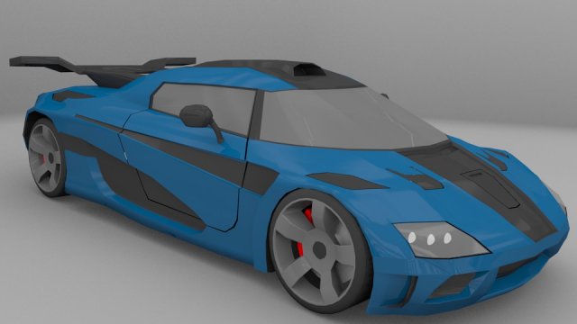 koenigseggblendobjmayafbx Model 3D .c4d .max .obj .3ds .fbx .stl .blend 