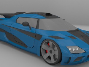 koenigseggblendobjmayafbx Model 3D