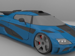 koenigseggblendobjmayafbx 3D Model