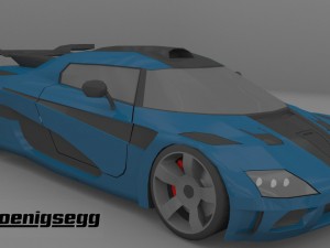 koenigseggblendobjmayafbx Model 3D