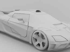 koenigseggblendobjmayafbx Model 3D