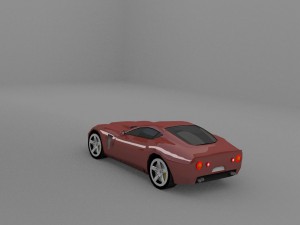 ferrariblendobjmayafbx Model 3D