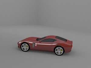 ferrariblendobjmayafbx Model 3D