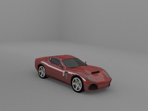 ferrariblendobjmayafbx Model 3D