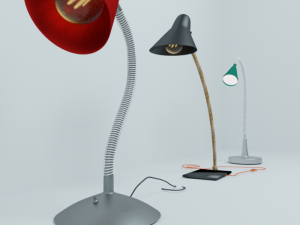 desk lamp Modello 3D